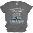 That’s What I Do Pet Cats Read Books Forget Things Flower Unisex Jersey T-Shirt