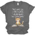That's What I Do I Pet Cats I Read Books And I Know Things Unisex Jersey T-Shirt That's What I Do I Pet Cats I Read Books And I Know Things Unisex Jersey T-Shirt