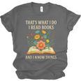 Thats What I Do I Read Books And I Know Things Reading Unisex Jersey T-Shirt