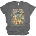 Tired Moms Book Club Cozy Night Coffee Reading Cat Unisex Jersey T-Shirt Tired Moms Book Club Cozy Night Coffee Reading Cat Unisex Jersey T-Shirt