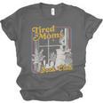 Tired Moms Book Club Reading Books Lovers Mom For Mothers Unisex Jersey T-Shirt