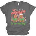 Tis The Season Book Reading Gingerbread Teacher Librarian Unisex Jersey T-Shirt Tis The Season Book Reading Gingerbread Teacher Librarian Unisex Jersey T-Shirt