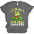 Toad-Ally 100 Days Smarter Frog Reading Book 100 School Day Unisex Jersey T-Shirt Toad-Ally 100 Days Smarter Frog Reading Book 100 School Day Unisex Jersey T-Shirt