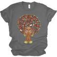History Month Afro Book Lover Women Girls Librarian Unisex Jersey T-Shirt