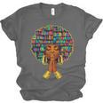 History Month Afro Women Book Lover Librarian Teacher Unisex Jersey T-Shirt