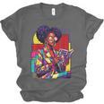 History Woman Reading Book Geometric Girl Educated Unisex Jersey T-Shirt