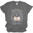 You Had Me At Trigger Warning Dark Romance Skeleton Book Unisex Jersey T-Shirt