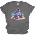 Turtle Wearing Sunglasses Reading A Book On The Beach Summer Unisex Jersey T-Shirt Turtle Wearing Sunglasses Reading A Book On The Beach Summer Unisex Jersey T-Shirt