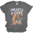 Unearth A Story Rainbow Treasure Book Unisex Jersey T-Shirt Unearth A Story Rainbow Treasure Book Unisex Jersey T-Shirt