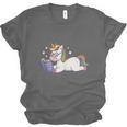 Unicorn Bookworm Believe In Yourself Cute And Inspirational Unisex Jersey T-Shirt