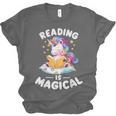 Unicorn Teacher Reading Is Magical Book Unisex Jersey T-Shirt Unicorn Teacher Reading Is Magical Book Unisex Jersey T-Shirt