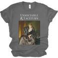 Unsociable And Taciturn Jane Austin Quote Book Classic Lit Unisex Jersey T-Shirt