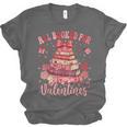 Valentine All Booked For Valentines Book Lovers Teacher Kid Unisex Jersey T-Shirt