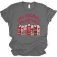 Valentines All Booked For Valentine Book Lover Teacher Unisex Jersey T-Shirt
