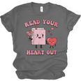 Valentines Day Book Read Your Heart Out Women Men Kids Unisex Jersey T-Shirt
