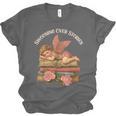 Valentine's Swooning Over Stories Cupid And Book Lover Tee Unisex Jersey T-Shirt