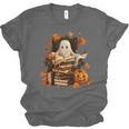 Vintage Ghost Book Reading Pumpkin Gothic Halloween Teachers Unisex Jersey T-Shirt Vintage Ghost Book Reading Pumpkin Gothic Halloween Teachers Unisex Jersey T-Shirt
