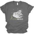 Vintage Hotel Matchbook Astro Motels 50s Retro Spaceman Unisex Jersey T-Shirt