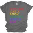 Vintage Live Life Like A Book Florida Would Ban LGBT Month Unisex Jersey T-Shirt