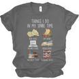 Vintage Retro Things I Do In My Spare Time Books Unisex Jersey T-Shirt