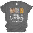 Wild About Reading Book Lover Bookworm Library Day Unisex Jersey T-Shirt