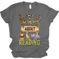 Wild About Reading Reading Books And Bookworm Library Day Unisex Jersey T-Shirt