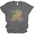 Wild About Reading Books Lovers Novelty Bookworm Library Day Unisex Jersey T-Shirt Wild About Reading Books Lovers Novelty Bookworm Library Day Unisex Jersey T-Shirt