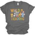 Wild About Reading Kid Love Wild Animal Books Back To School Unisex Jersey T-Shirt Wild About Reading Kid Love Wild Animal Books Back To School Unisex Jersey T-Shirt