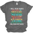 I Will Read Book On Boat Words For Kids Unisex Jersey T-Shirt