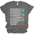I Will Read Books On A Boat & Everywhere Reading Book Unisex Jersey T-Shirt I Will Read Books On A Boat & Everywhere Reading Book Unisex Jersey T-Shirt