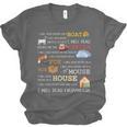 I Will Read Books On a Boat & Everywhere Reading Unisex Jersey T-Shirt