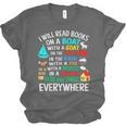 I Will Read Books On A Boat & Everywhere Unisex Jersey T-Shirt I Will Read Books On A Boat & Everywhere Unisex Jersey T-Shirt