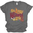 In My Wizard Era Groovy Bookish Fantasy Reader Book Lover Unisex Jersey T-Shirt
