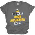 Women's Best Book Reviewer Critic Job Occupation Unisex Jersey T-Shirt