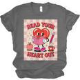 Women's Read Your Heart Out Groovy Bookish Valentine Day Women Girls Unisex Jersey T-Shirt Women's Read Your Heart Out Groovy Bookish Valentine Day Women Girls Unisex Jersey T-Shirt