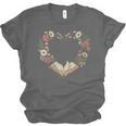 Women's Vintage Book Lover Valentine Heart Unisex Jersey T-Shirt