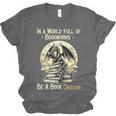 In a World Full Of Bookworms Be a Book Dragon Books Reading Unisex Jersey T-Shirt In a World Full Of Bookworms Be a Book Dragon Books Reading Unisex Jersey T-Shirt