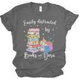 Yarn Quote Easily Distracted By Books And Yarn Reader Unisex Jersey T-Shirt