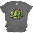 ZING Comic Book Retro Artwork – Cartoon Collector Unisex Jersey T-Shirt