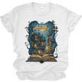 4 Books Are Portable Magic Bookish Reading Nerd Quote Unisex Jersey T-Shirt