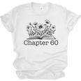 60th Birthday Chapter 60 Reading Book Lover Bookworm Women Unisex Jersey T-Shirt