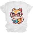 Adorable Book Lover Chipmunk With Reading Glasses Cute Premium Unisex Jersey T-Shirt Adorable Book Lover Chipmunk With Reading Glasses Cute Premium Unisex Jersey T-Shirt