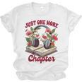 Audiobook Lover Bookish Headphones Just One More Chapter Unisex Jersey T-Shirt