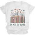 Im With The Banned Book Readers Librarian Read Banned Books Unisex Jersey T-Shirt
