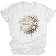 Barely Tolerable Book Lover Bookish Floral Bookworm Unisex Jersey T-Shirt