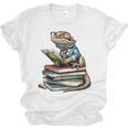 Bearded Dragon Reading Books Matching Bookworm Librarian Unisex Jersey T-Shirt