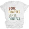 Book Chapter Verse Christian Bible Reformed Theology Unisex Jersey T-Shirt Book Chapter Verse Christian Bible Reformed Theology Unisex Jersey T-Shirt