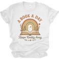 A Book A Day Keeps Reality Away Reading Unisex Jersey T-Shirt
