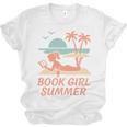 Book Girl Summer Book Reading Retro Sunset Unisex Jersey T-Shirt Book Girl Summer Book Reading Retro Sunset Unisex Jersey T-Shirt