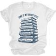 Book Lover Bookish Reader Bibliophile Book Nerd Titles Unisex Jersey T-Shirt